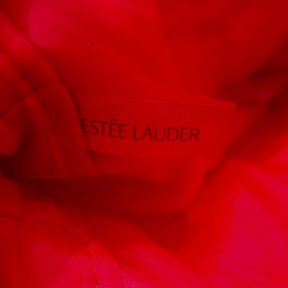 ESTEE LAUDER Pink Animal Print Cosmetic Bag - Picture 4 of 7